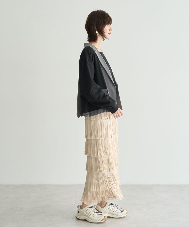 Editt by YECCA VECCA「MA-1風デザインジャケット」|テーラードジャケット|