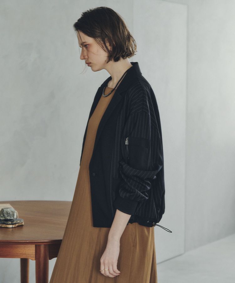 Editt by YECCA VECCA「MA-1風デザインジャケット」|テーラードジャケット|