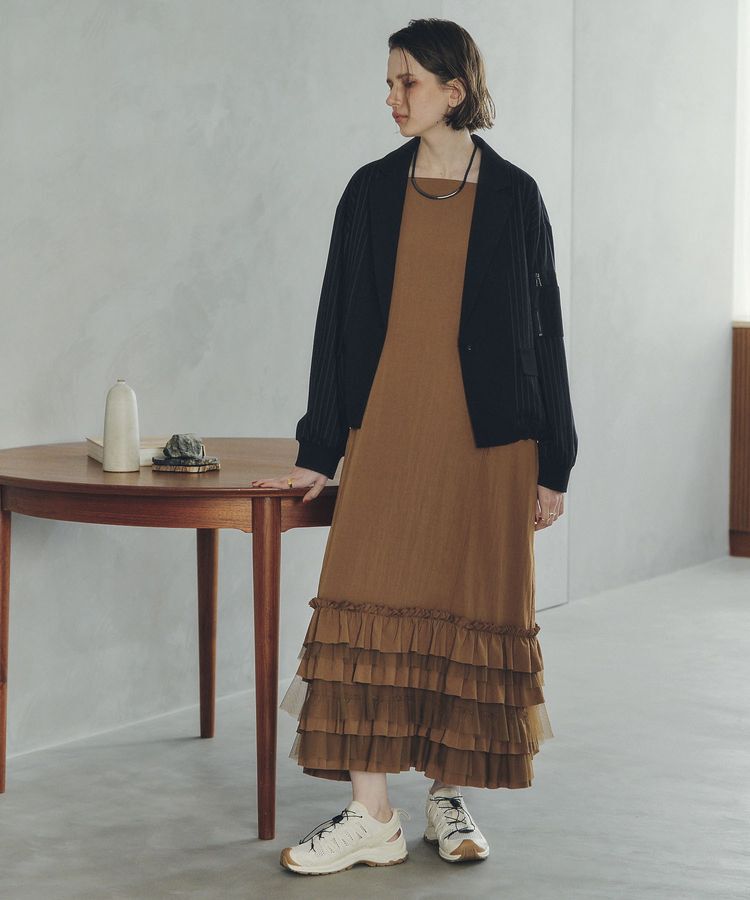 Editt by YECCA VECCA「MA-1風デザインジャケット」|テーラードジャケット|