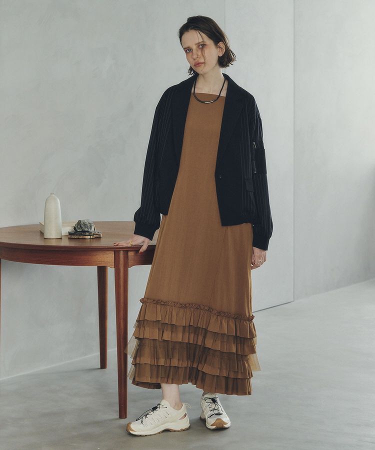 Editt by YECCA VECCA「MA-1風デザインジャケット」|テーラードジャケット|