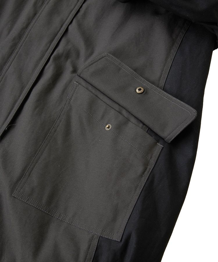 Editt by YECCA VECCA「2wayミリタリーコート」|ノーカラーコート|