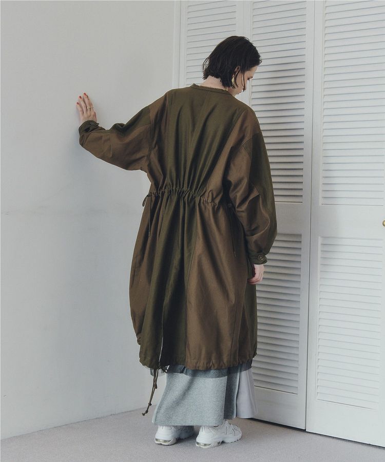 Editt by YECCA VECCA「2wayミリタリーコート」|ノーカラーコート|