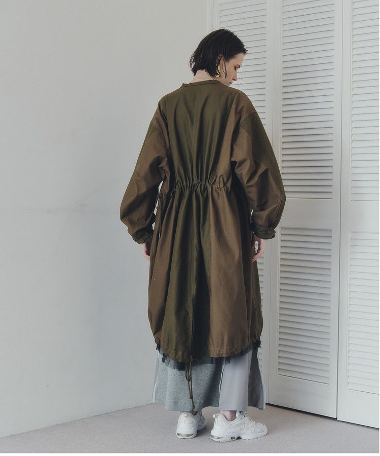 Editt by YECCA VECCA「2wayミリタリーコート」|ノーカラーコート|