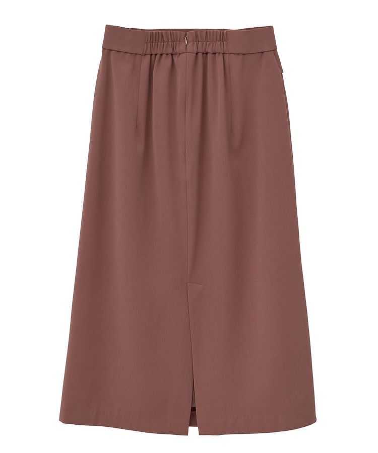 YECCA VECCA「ポケットデザインナロースカート」|タイト|