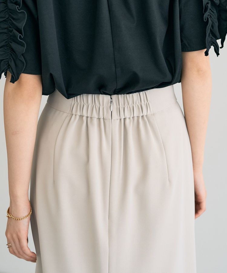 YECCA VECCA「ポケットデザインナロースカート」|タイト|