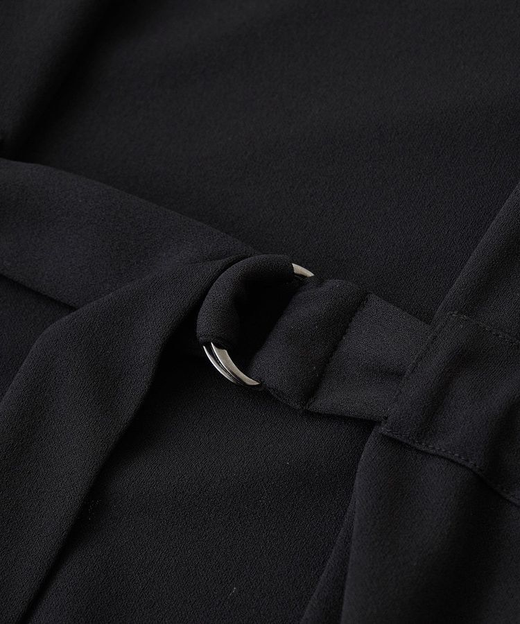 YECCA VECCA「ベルテッドプリーツ切替ワンピース」|ワンピース|