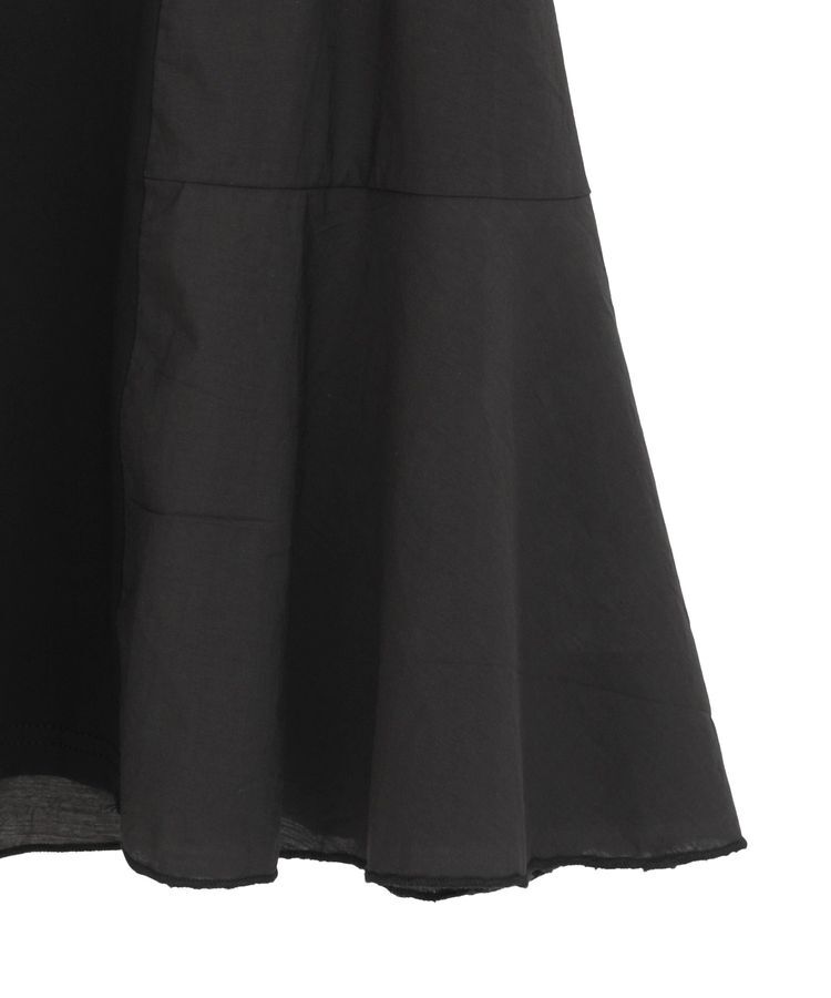 YECCA VECCA「【DOLL UP OOPS】異素材切替フレアートップス」|Tシャツ・カットソー|