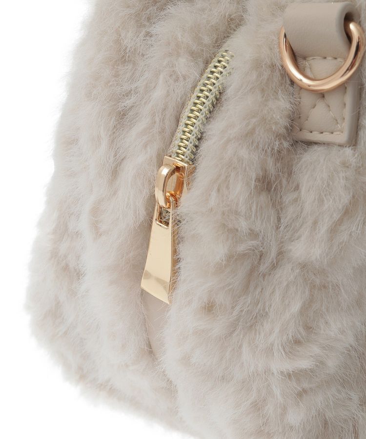 YECCA VECCA「【cache cache】エコファー２wayトート」|ショルダー・メッセンジャー|