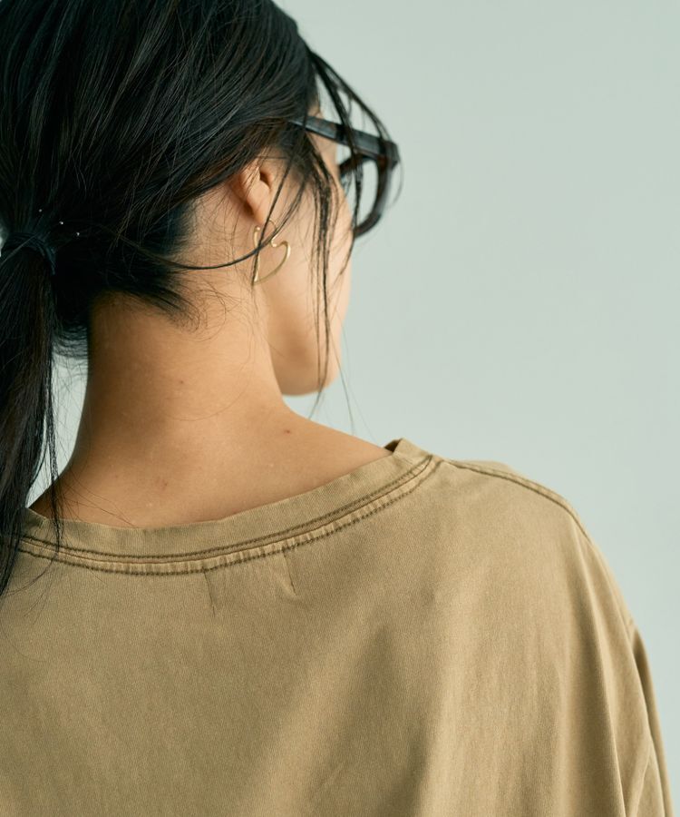 Editt by YECCA VECCA「ヴィンテージ風箔プリントロゴTee」|Tシャツ・カットソー|