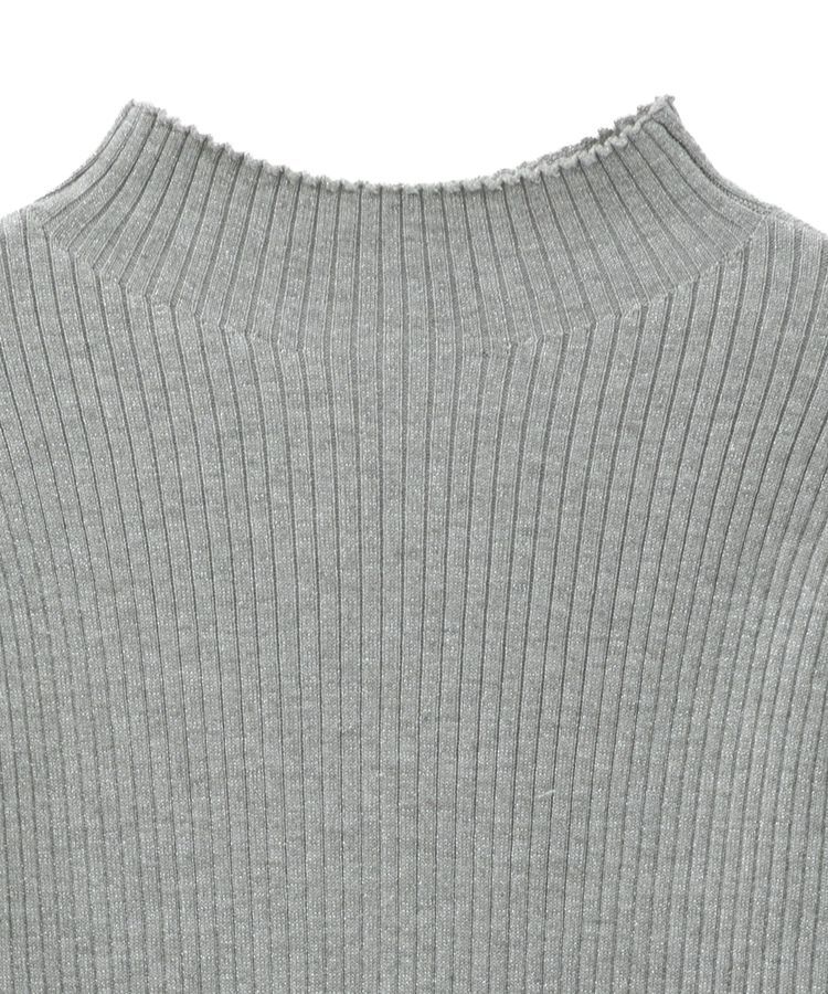 YECCA VECCA「ラメ混ハイネックリブニット」|ニット・セーター|