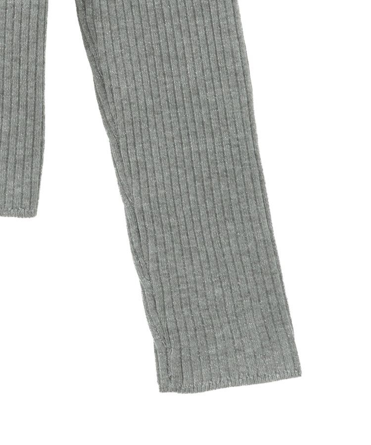 YECCA VECCA「ラメ混ハイネックリブニット」|ニット・セーター|