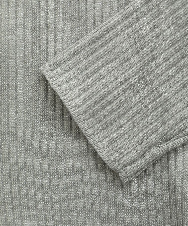 YECCA VECCA「ラメ混ハイネックリブニット」|ニット・セーター|