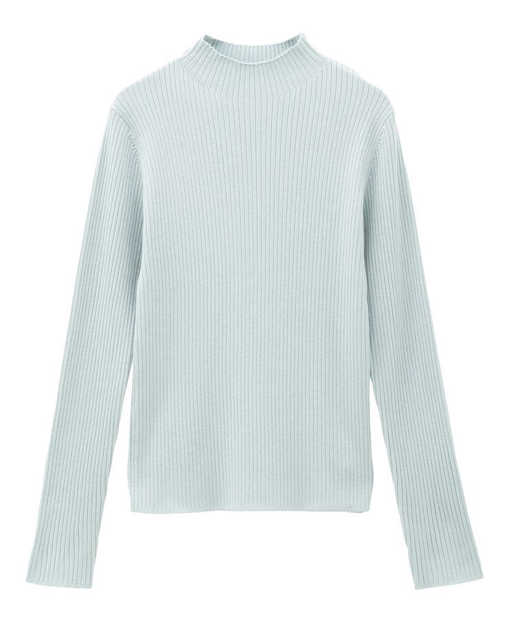 YECCA VECCA「ラメ混ハイネックリブニット」|ニット・セーター|