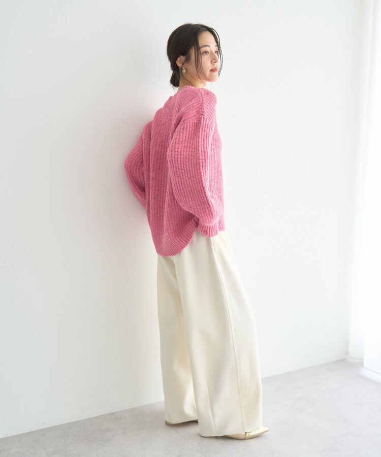 YECCA VECCA「ラメMIX畦編みニット」|ニット・セーター|