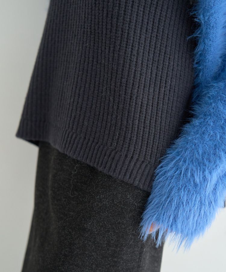 YECCA VECCA「素材MIX配色デザインニット」|ニット・セーター|