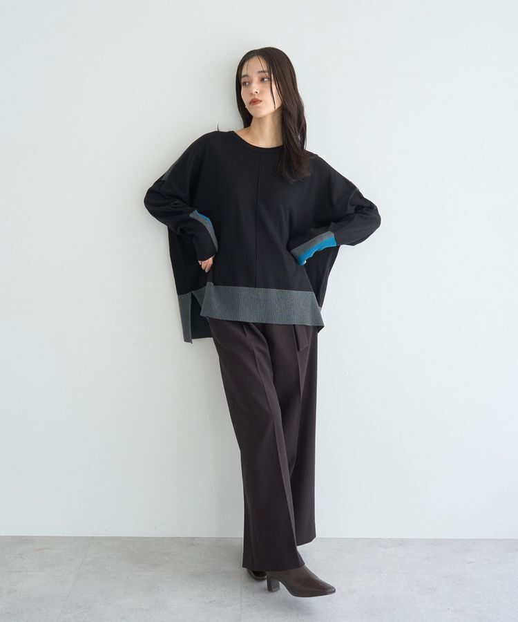 YECCA VECCA「カラーブロッキングニット」|ニット・セーター|
