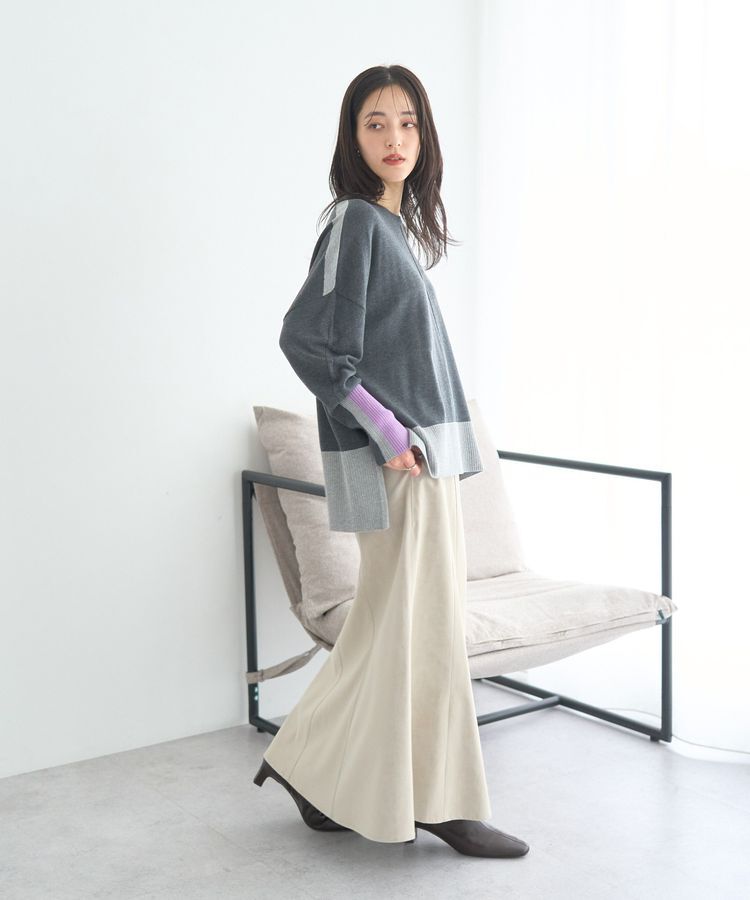 YECCA VECCA「カラーブロッキングニット」|ニット・セーター|