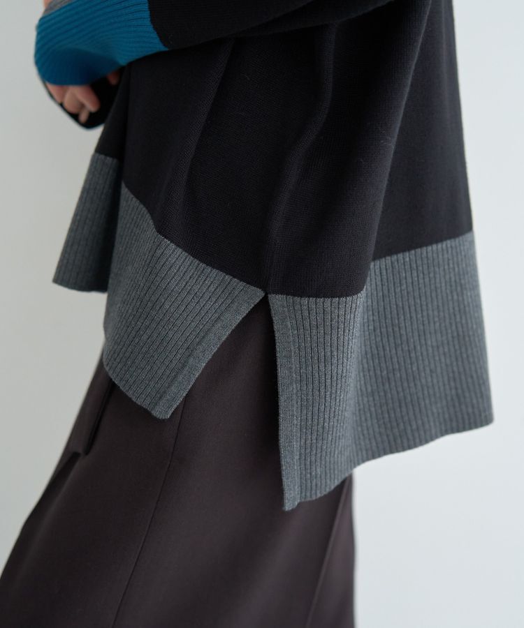 YECCA VECCA「カラーブロッキングニット」|ニット・セーター|