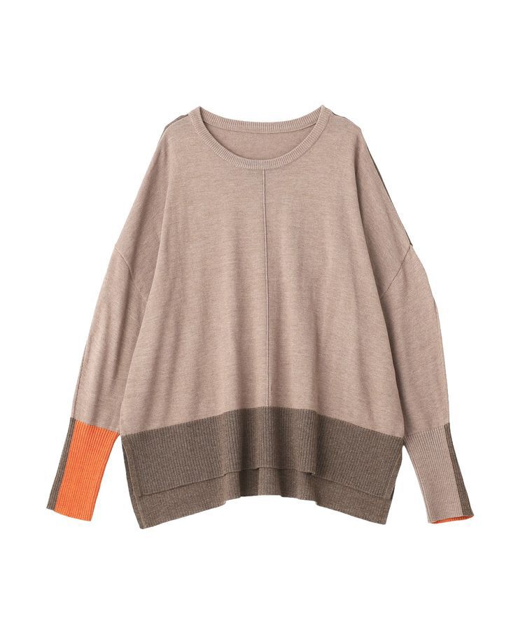 YECCA VECCA「カラーブロッキングニット」|ニット・セーター|
