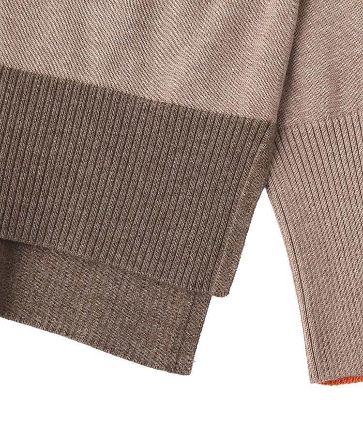 YECCA VECCA「カラーブロッキングニット」|ニット・セーター|