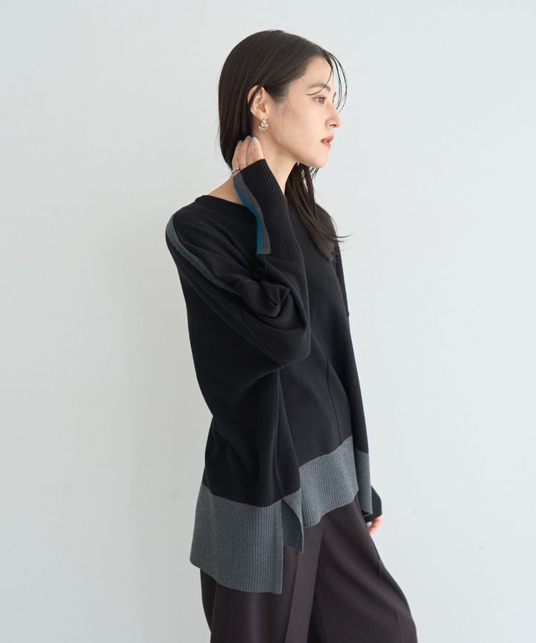 YECCA VECCA「カラーブロッキングニット」|ニット・セーター|