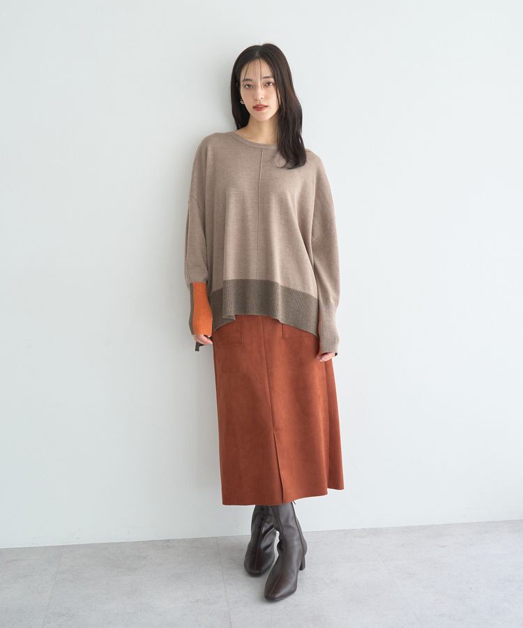YECCA VECCA「カラーブロッキングニット」|ニット・セーター|