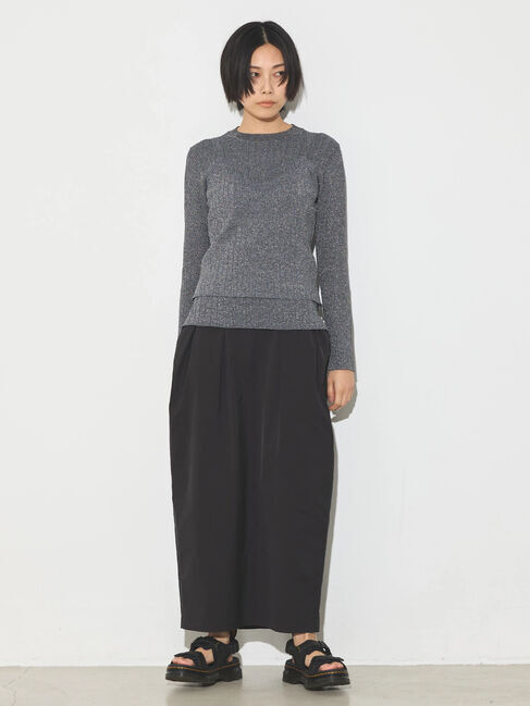 GARAGE OF GOOD CLOTHING「【日本製】タックコクーンロングスカート」|スカート|