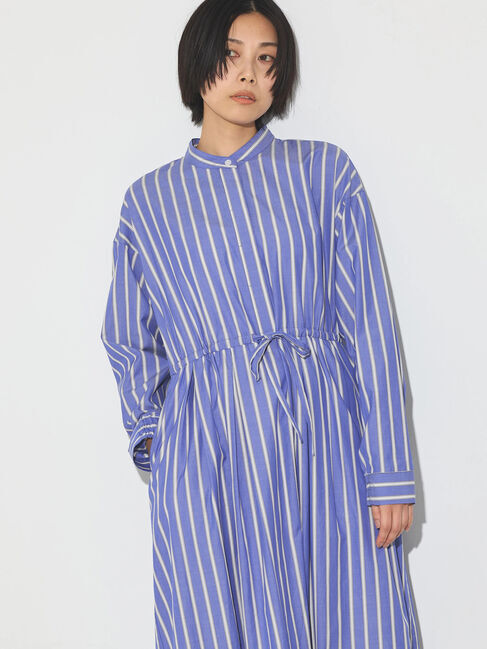 GARAGE OF GOOD CLOTHING「ストライプバルーンロングスリーブワンピース」|ワンピース|