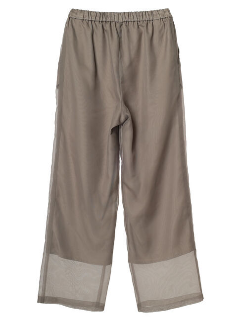 GARAGE OF GOOD CLOTHING「オーガンジータックワイドパンツ」|その他|