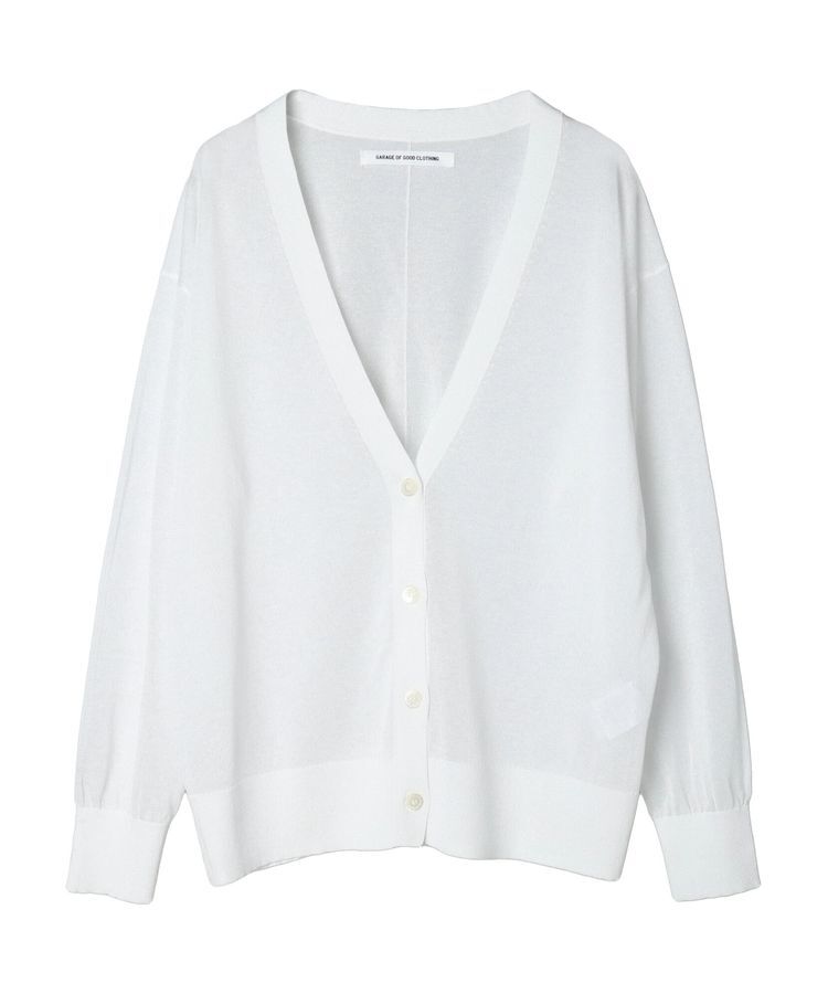 GARAGE OF GOOD CLOTHING「Vネックシアーカーディガン」|カーディガン|