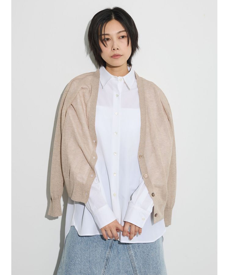 GARAGE OF GOOD CLOTHING「Vネックシアーカーディガン」|カーディガン|