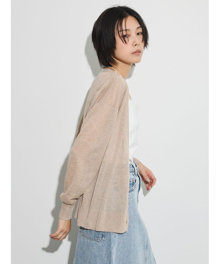 GARAGE OF GOOD CLOTHING「Vネックシアーカーディガン」|カーディガン|