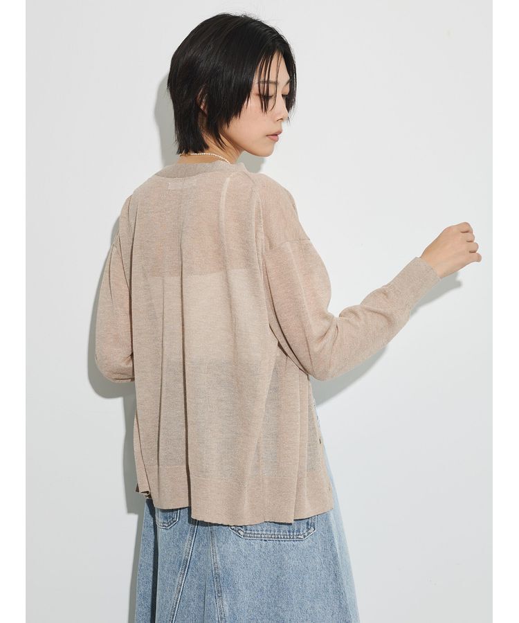 GARAGE OF GOOD CLOTHING「Vネックシアーカーディガン」|カーディガン|