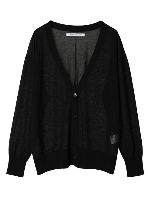 GARAGE OF GOOD CLOTHING「Vネックシアーカーディガン」|カーディガン|