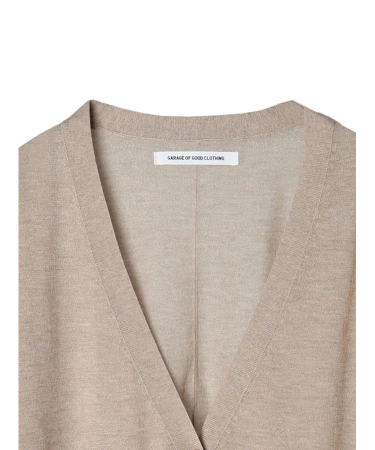 GARAGE OF GOOD CLOTHING「Vネックシアーカーディガン」|カーディガン|