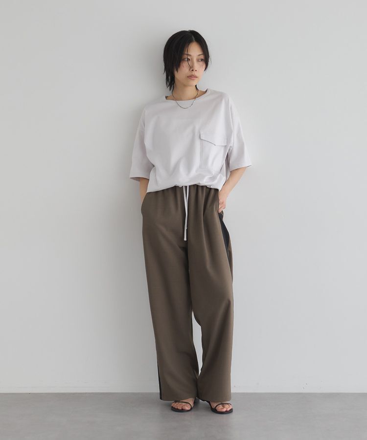 GARAGE OF GOOD CLOTHING「無地サイドラインドロストパンツ」|その他|