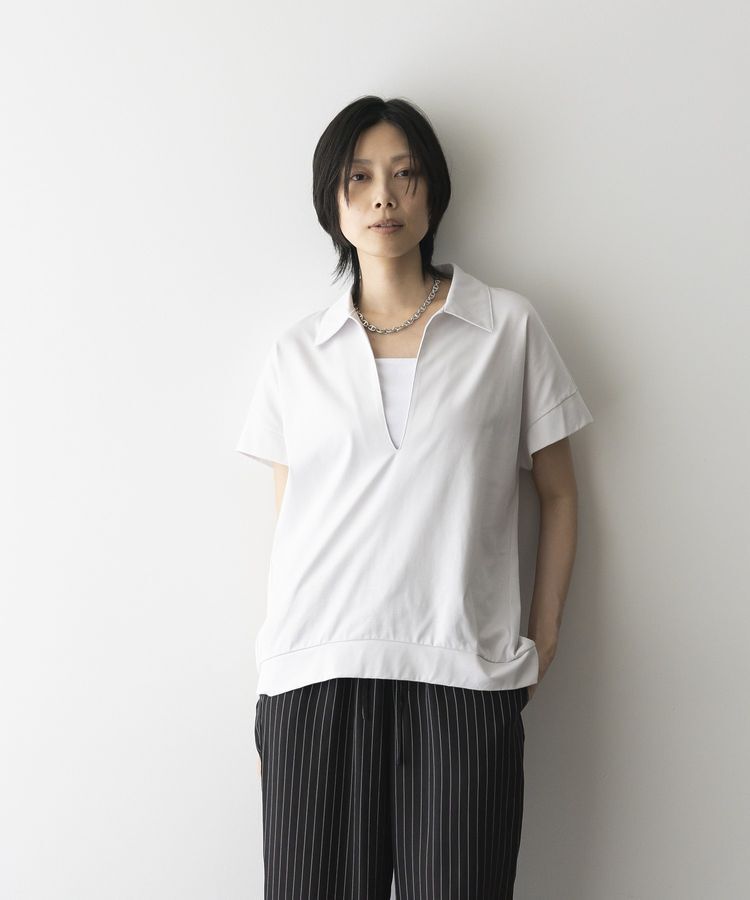 GARAGE OF GOOD CLOTHING「【日本製】ポロ襟スキッパープルオーバー」|Tシャツ・カットソー|