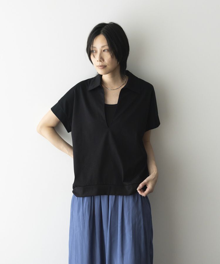 GARAGE OF GOOD CLOTHING「【日本製】ポロ襟スキッパープルオーバー」|Tシャツ・カットソー|