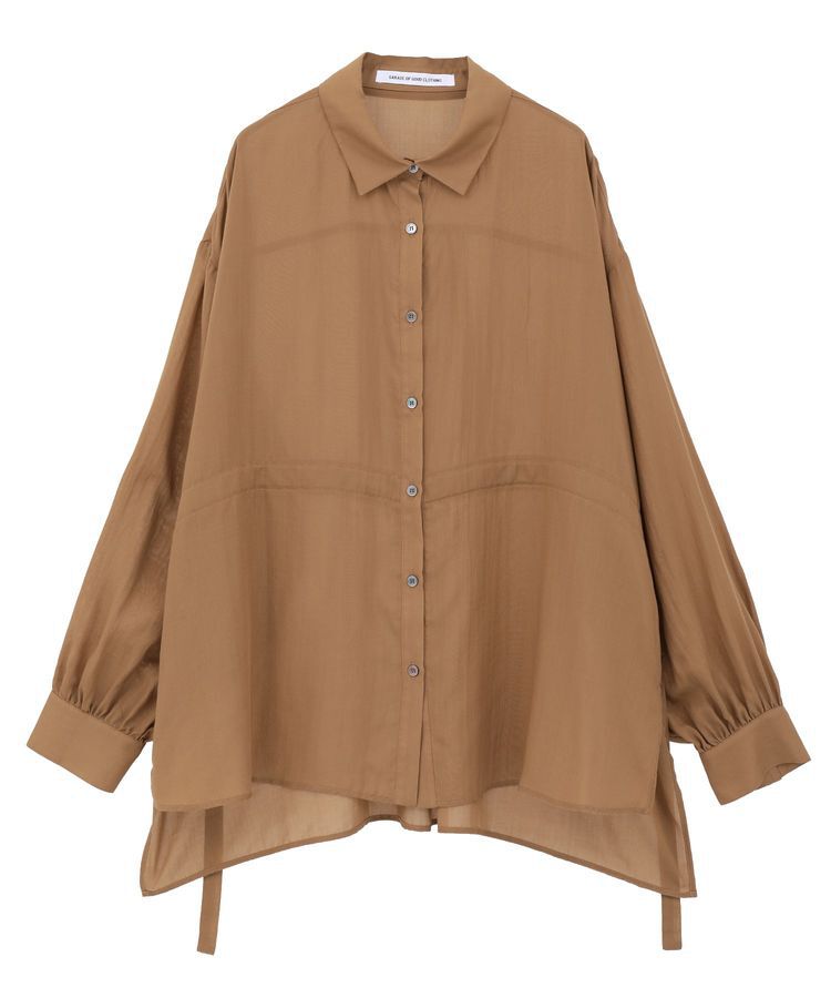 GARAGE OF GOOD CLOTHING「ウエストドロストリボンシャツ」|シャツ・ブラウス|