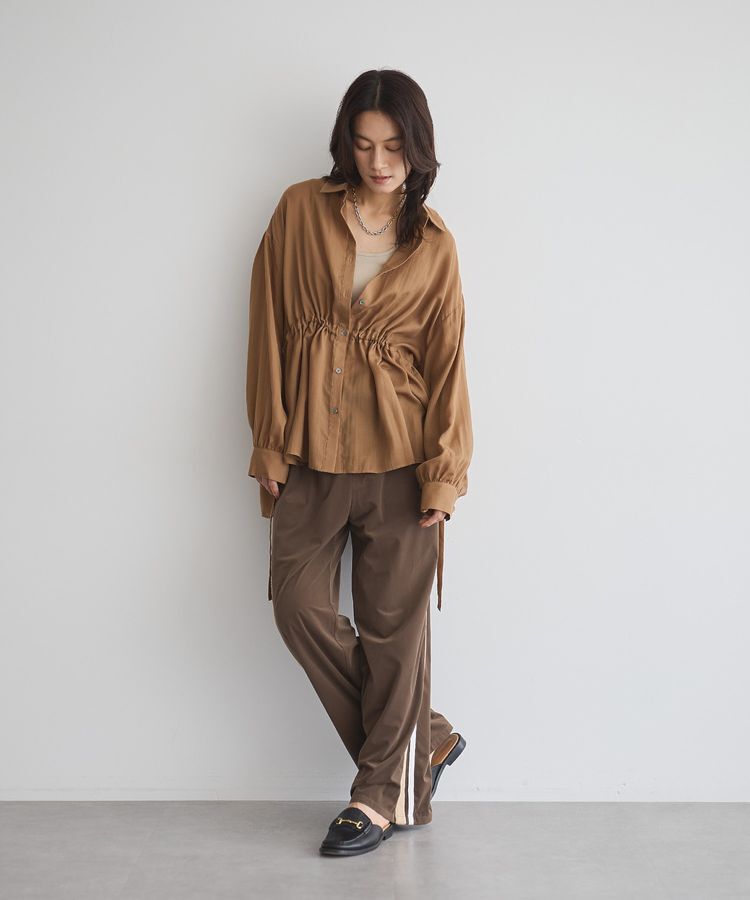 GARAGE OF GOOD CLOTHING「ウエストドロストリボンシャツ」|シャツ・ブラウス|