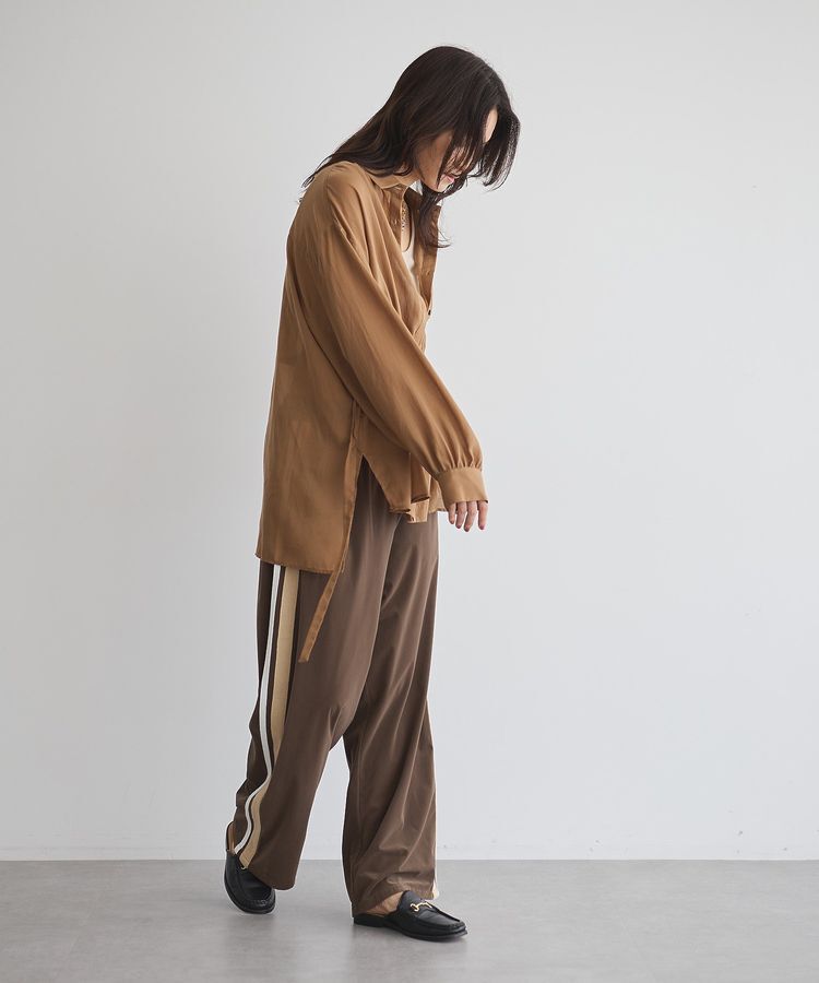 GARAGE OF GOOD CLOTHING「ウエストドロストリボンシャツ」|シャツ・ブラウス|