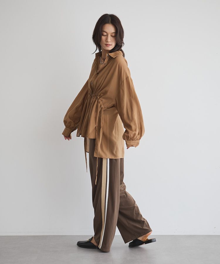 GARAGE OF GOOD CLOTHING「ウエストドロストリボンシャツ」|シャツ・ブラウス|