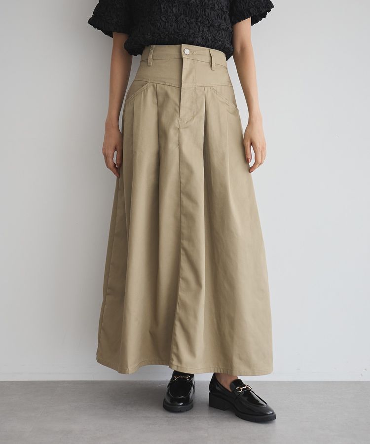 GARAGE OF GOOD CLOTHING「ボリュームタックチノスカート」|スカート|