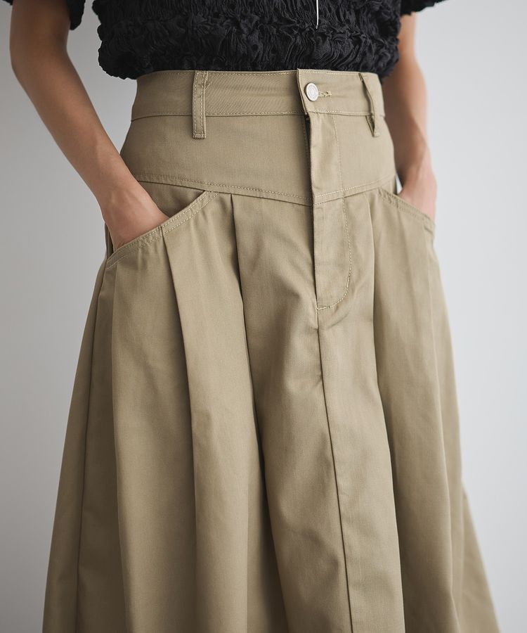 GARAGE OF GOOD CLOTHING「ボリュームタックチノスカート」|スカート|
