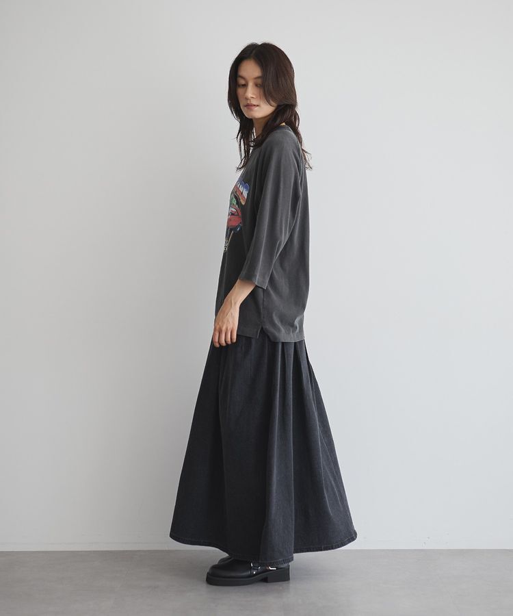 GARAGE OF GOOD CLOTHING「ボリュームタックデニムスカート」|スカート|