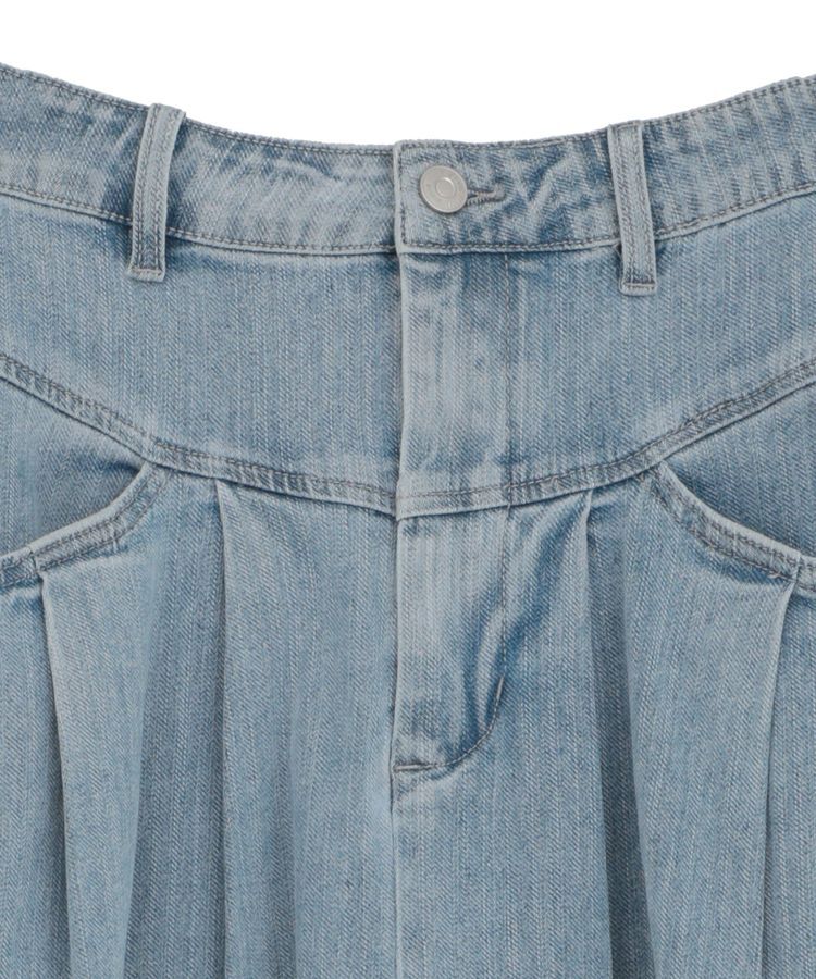 GARAGE OF GOOD CLOTHING「ボリュームタックデニムスカート」|スカート|