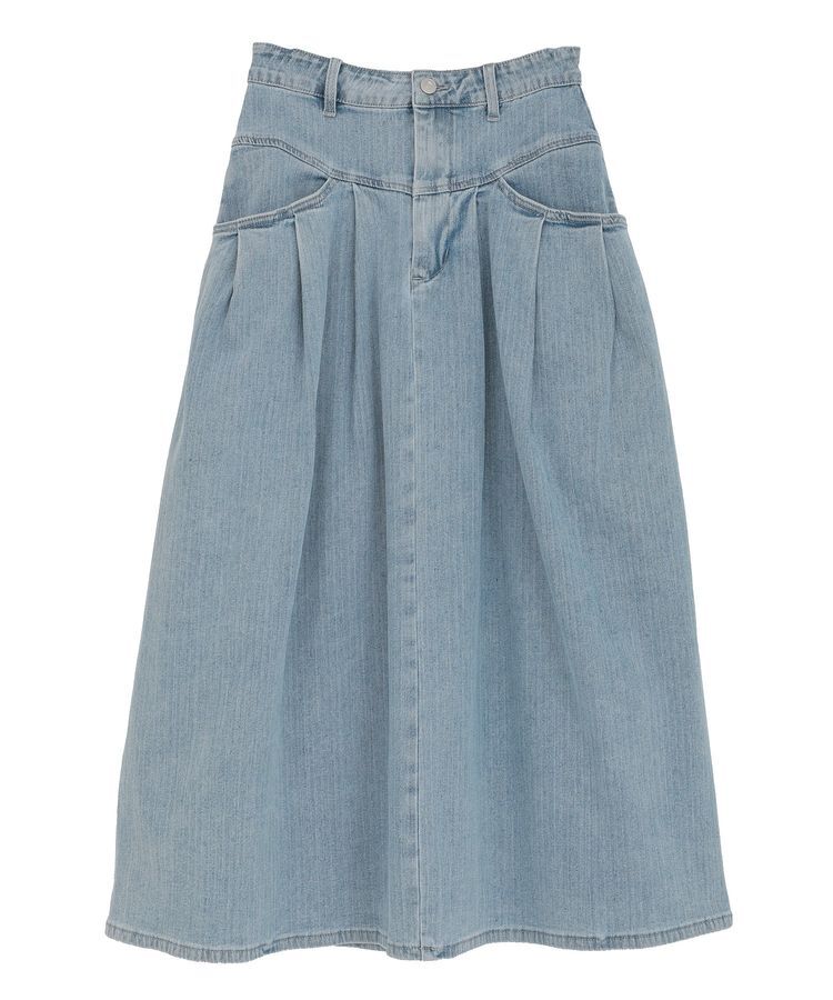 GARAGE OF GOOD CLOTHING「ボリュームタックデニムスカート」|スカート|