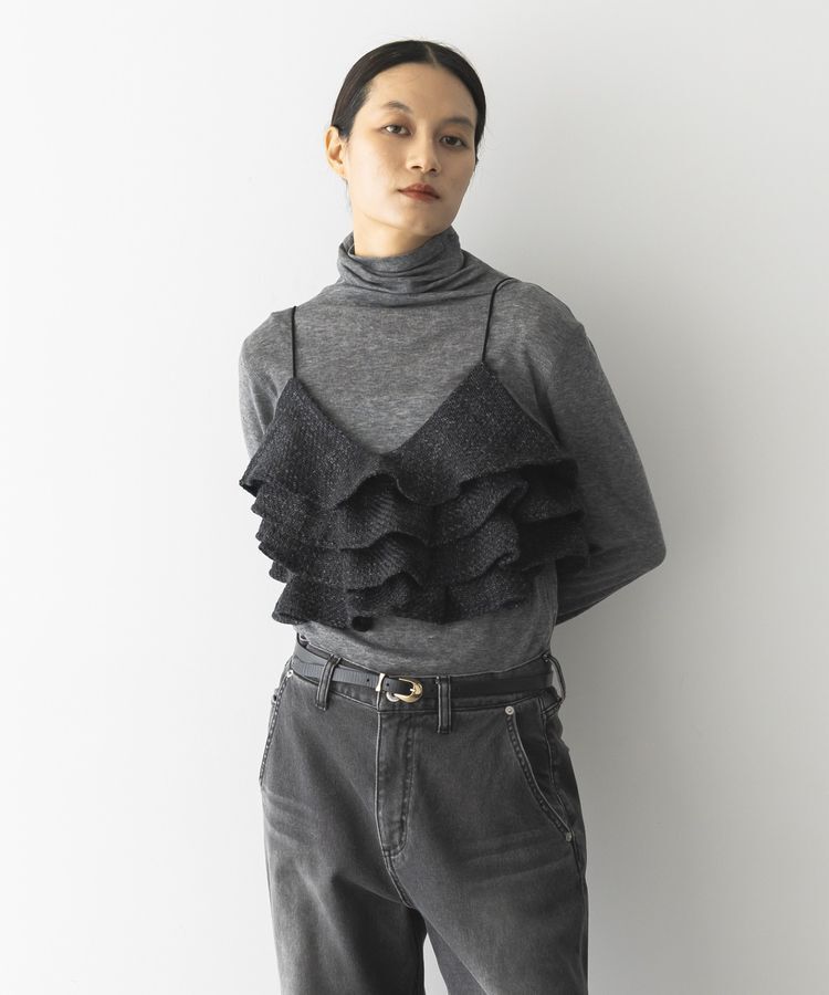 GARAGE OF GOOD CLOTHING「ツィードティアードフリルビスチェ」|ベスト・ジレ|