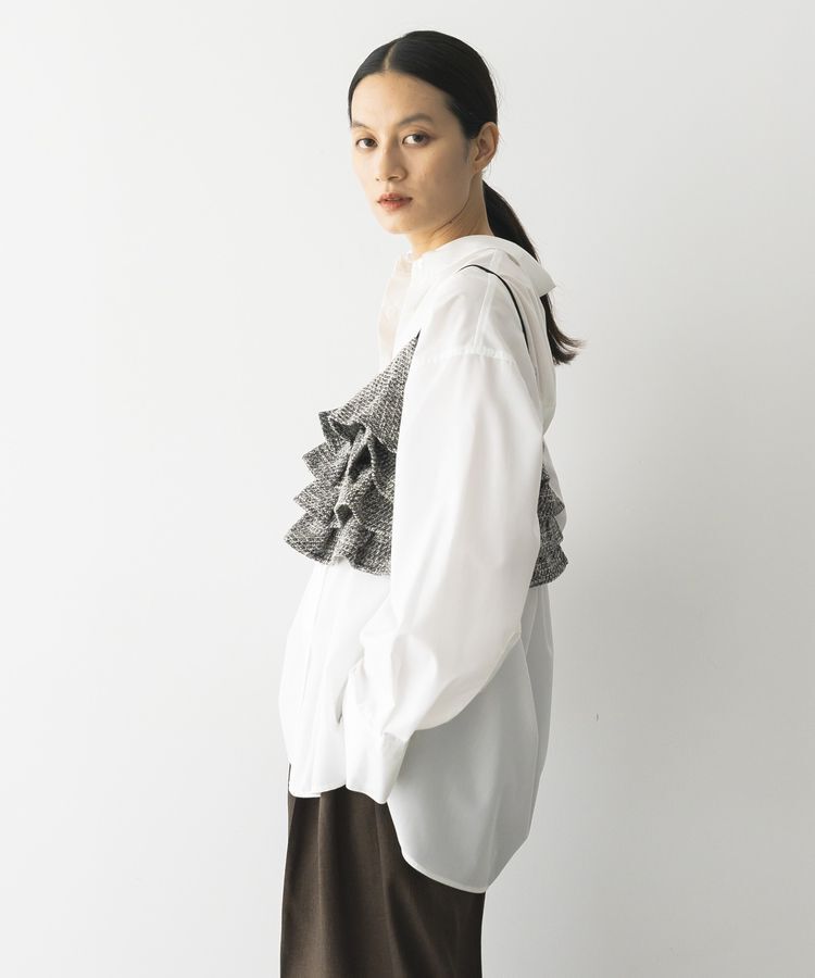 GARAGE OF GOOD CLOTHING「ツィードティアードフリルビスチェ」|ベスト・ジレ|