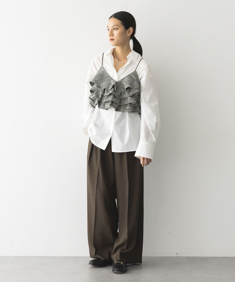 GARAGE OF GOOD CLOTHING「ツィードティアードフリルビスチェ」|ベスト・ジレ|